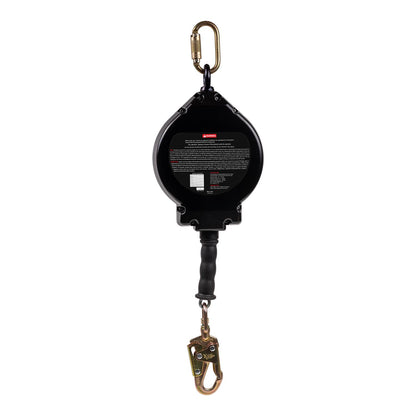 KStrong® BRUTE-AL™ 50 ft. Aluminum Housing Cable SRL with Snap Hook. Includes Installation Carabiner and Tagline (ANSI).