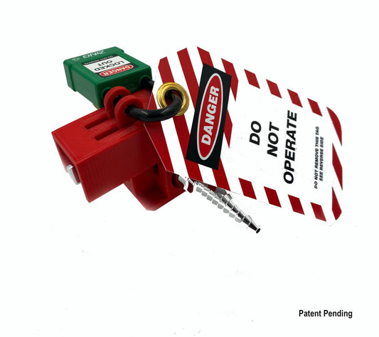 ZING Laboratory Ball Valve Lockout - official Zing product image 1