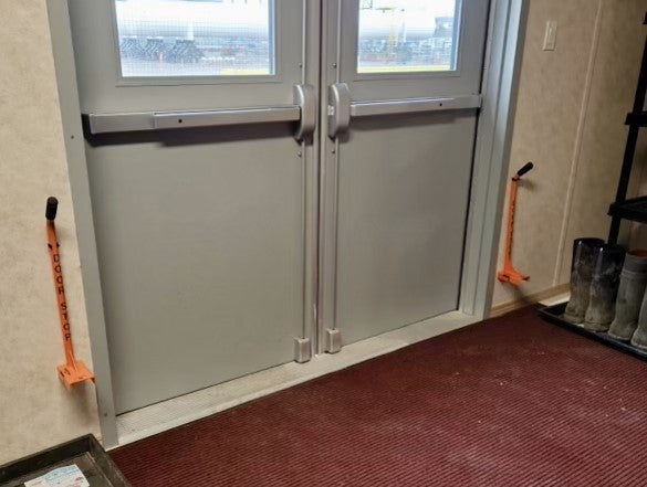 ZING Door Stop Lockout For Steel Bar Grating/Mezzanine - official Zing product image 3