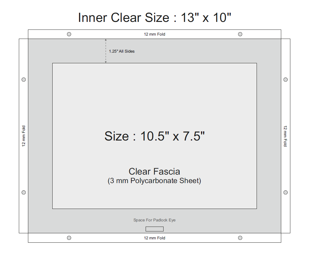 ZING Panel Lockout, Steel With Window And Adhesive Id 13X10" - official Zing product image 2