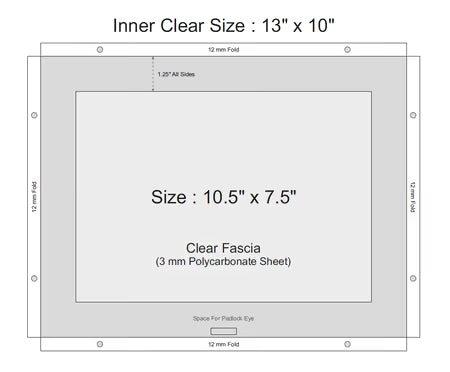 ZING Panel Lockout, Steel With Window And Adhesive Id 13X10"