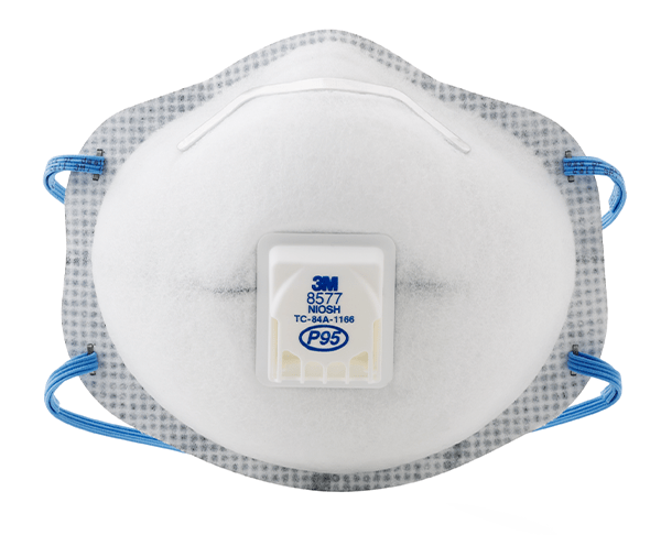 3M™ Cool Flow™ Valve Particulate Respirator 8577 for Paint Odor 10 EA / BX