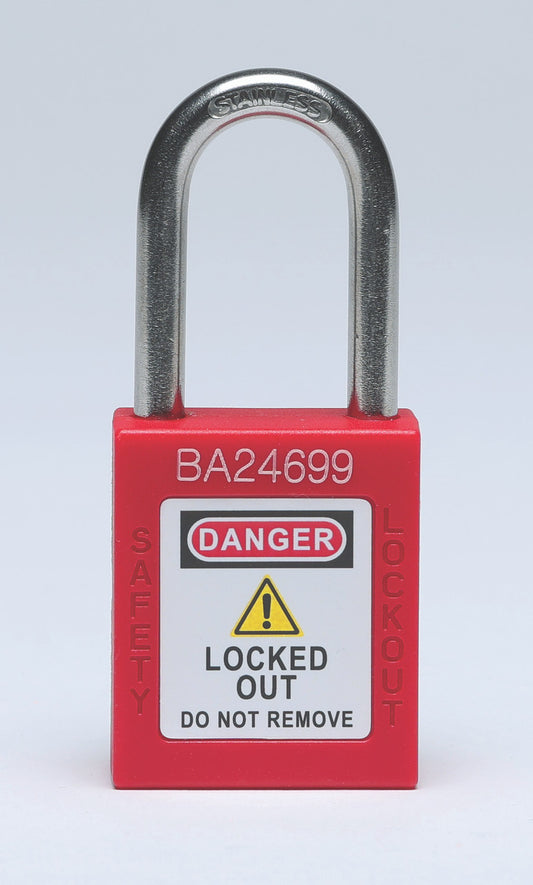 ZING Lockout Padlock, Plastic Body -, 1.5" Shackle, Kd - official Zing product image 1