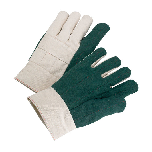 PIP 7924GR – Regular Weight Hot Mill Glove with Band Top Cuff and Cotton/Polyester Shell