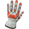 Global Glove - CIA7700 - Leather Drivers Gloves - cut level A7 - red