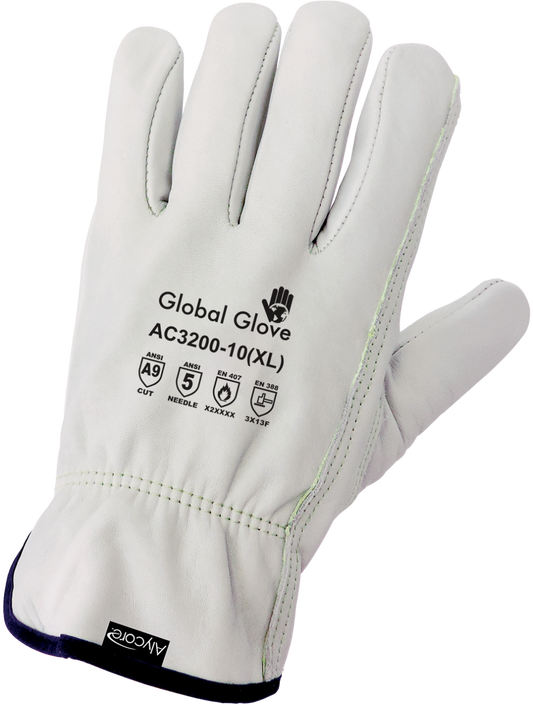 Cut AC3200 Chemical Handling Gloves - cut level A9 - tan