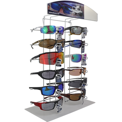 BHD12 12-Position Eyewear Display - original manufacturer photo; Each