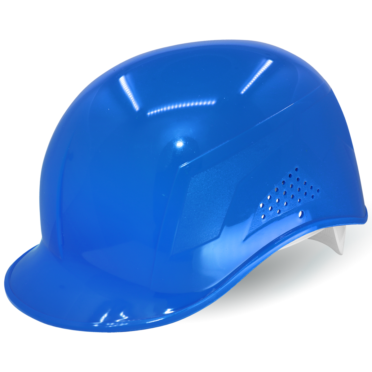 HH-BC1 Blue Vented Bump Caps - original manufacturer photo; Case of 10 bump caps
