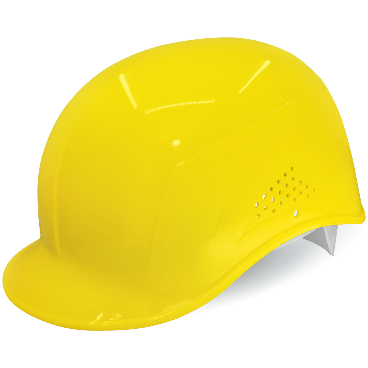 HH-BC1 Yellow Vented Bump Caps - original manufacturer photo; Case of 10 bump caps