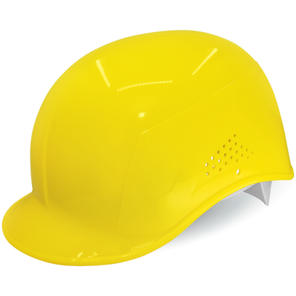 HH-BC1 Yellow Vented Bump Caps - original manufacturer photo; Case of 10 bump caps