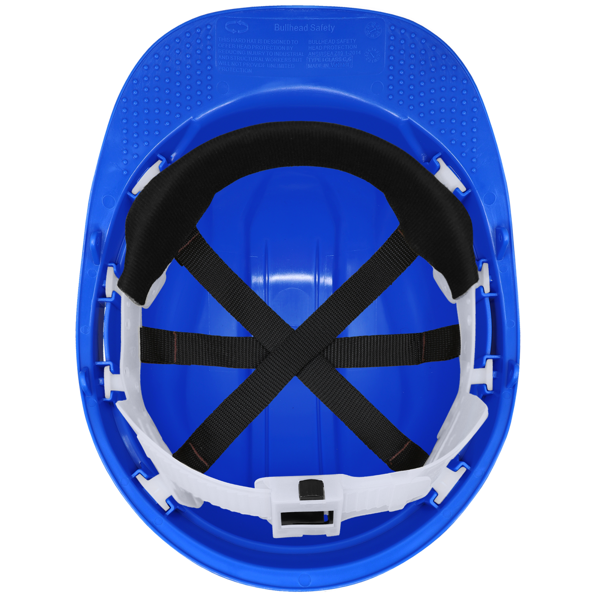 Global Glove GGS HH-C1-B Bullhead Safety Head Protection Blue Cap Style Hard Hat