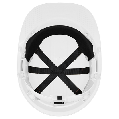 Global Glove GGS HH-C1-W Bullhead Safety Head Protection White Cap Style Hard Hat