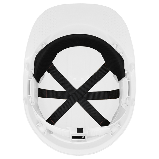 Global Glove GGS HH-C1-W Bullhead Safety Head Protection White Cap Style Hard Hat