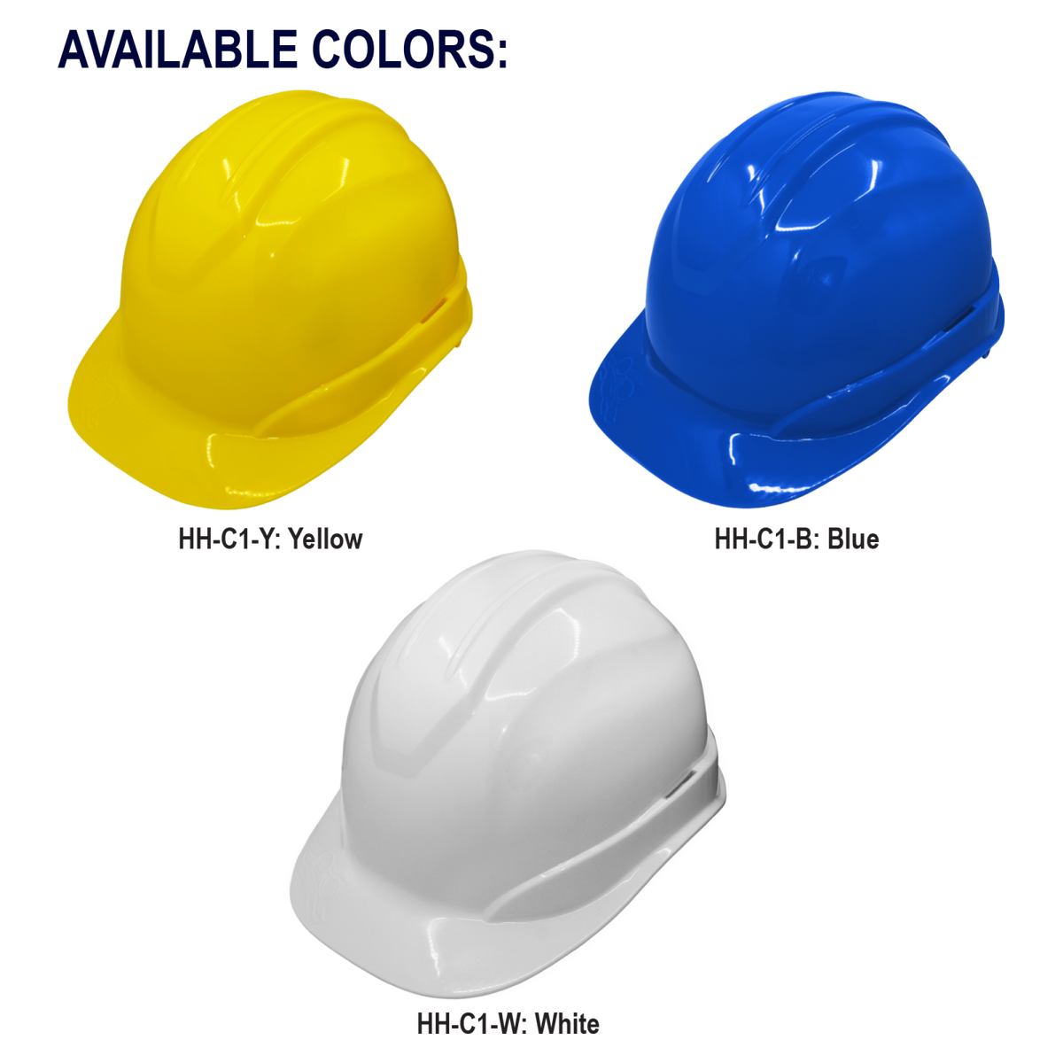 Global Glove GGS HH-C1-W Bullhead Safety Head Protection White Cap Style Hard Hat - view 2
