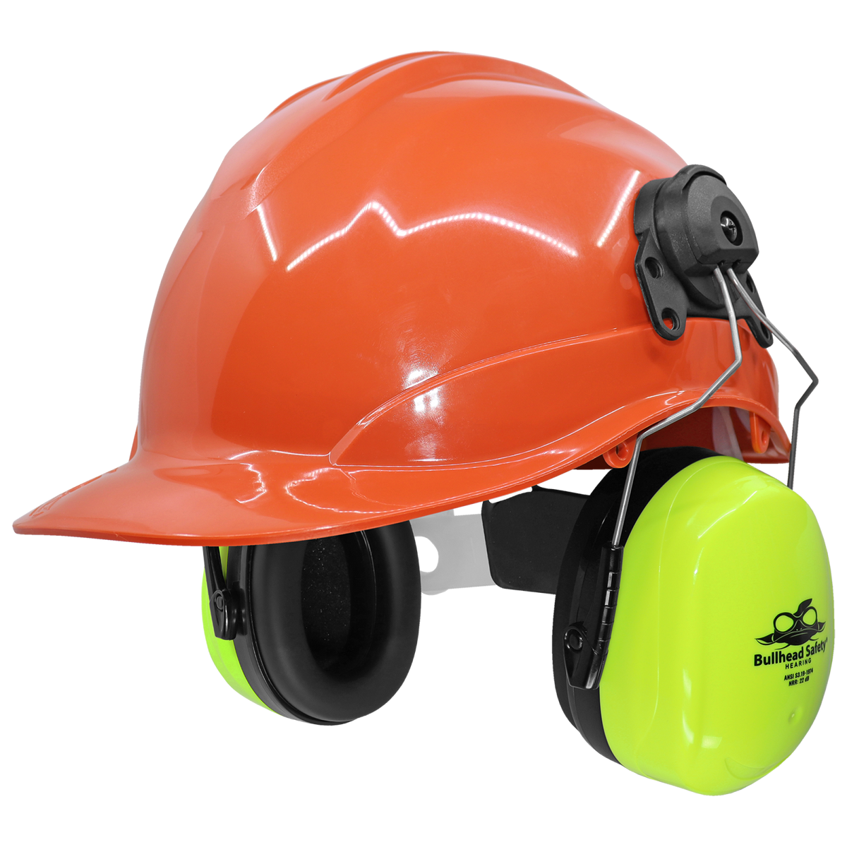 Global Glove GGS HH-C2-O Bullhead Safety Head Protection -Orange Cap Style Hard Hat