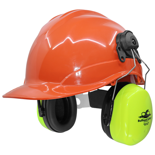 Global Glove GGS HH-C2-O Bullhead Safety Head Protection -Orange Cap Style Hard Hat