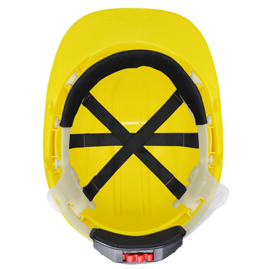 Global Glove GGS HH-C2-Y Bullhead Safety Head Protection Yellow Cap Style Hard Hat
