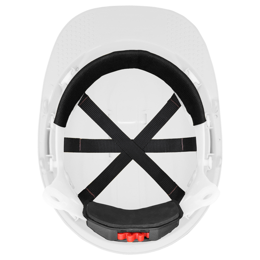 Global Glove GGS HH-C3-W Bullhead Safety Head Protection White Cap Style Hard Hat