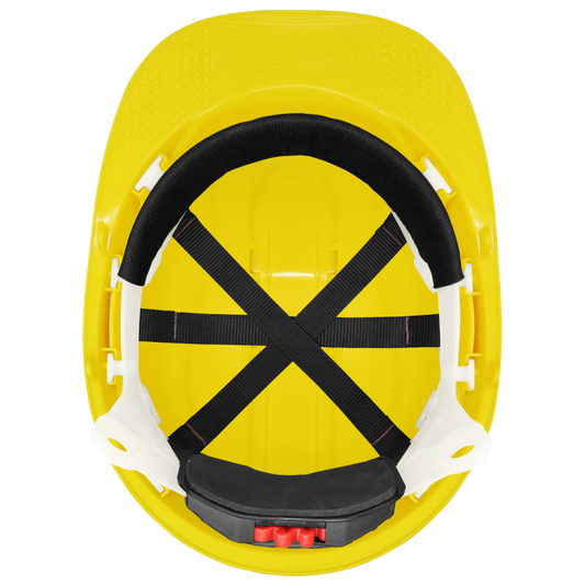 Global Glove GGS HH-C3-Y Bullhead Safety Head Protection Yellow Cap Style Hard Hat