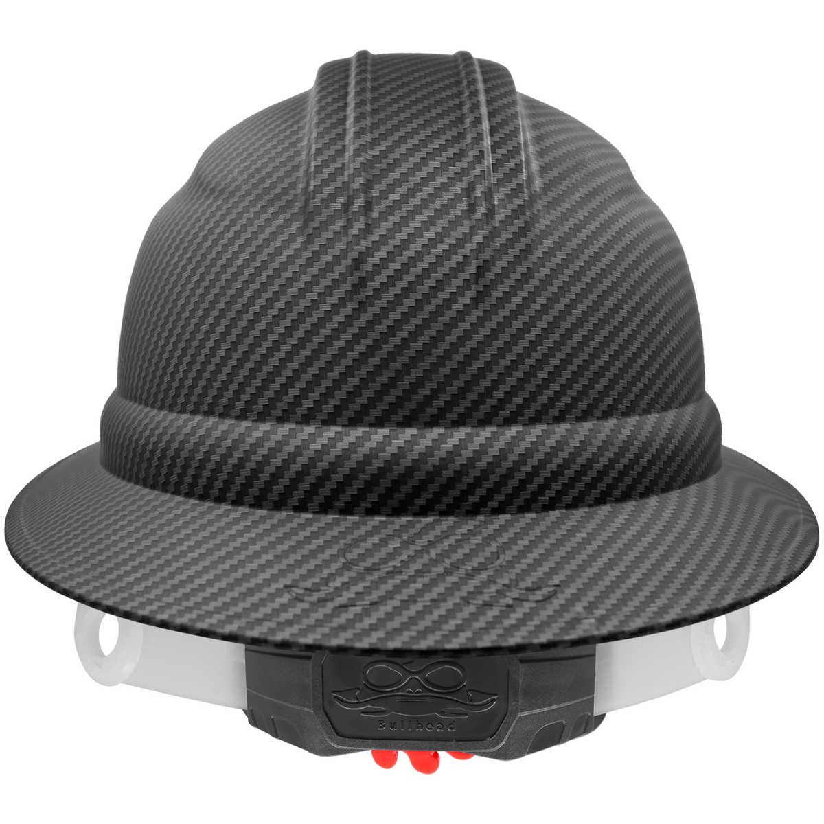 Global Glove GGS HH-F1-C Bullhead Safety Head Protection Matte Black Graphite Full Brim Hard Hat - view 2
