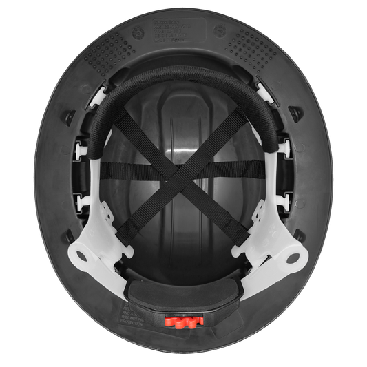 Global Glove GGS HH-F1-C Bullhead Safety Head Protection Matte Black Graphite Full Brim Hard Hat