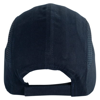 HH-H1 Navy Blue Baseball Bump Caps - manufacturer detail 2; Pack of 6