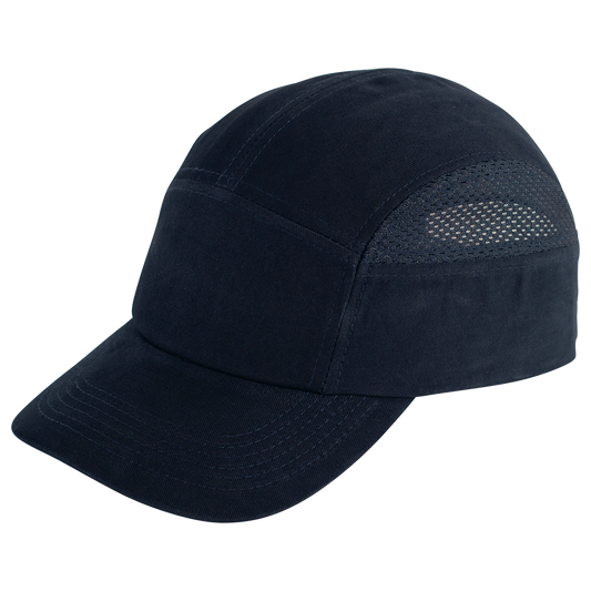 HH-H1 Navy Blue Baseball Bump Caps - original manufacturer photo; Pack of 6