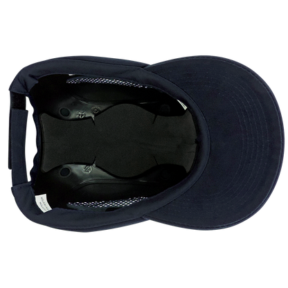 HH-H1 Navy Blue Baseball Bump Caps - manufacturer detail 3; Pack of 6