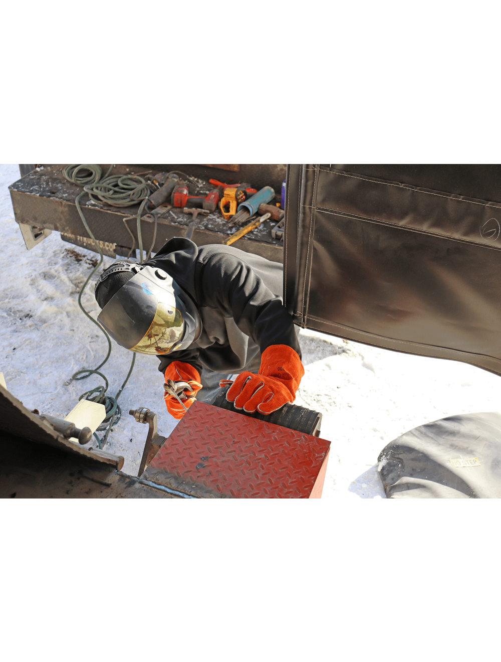 Global Glove - 1200 - Welding Gloves - cut level A2 - tan