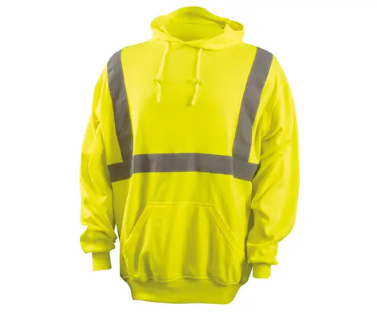 Occunomix 6 oz Lightweight Hoodie Hi-Vis Jackets Yellow S model LUX-SWTLH-YS