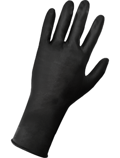 Panther-Guard® - 800F - Disposable Gloves - nitrile coating - black