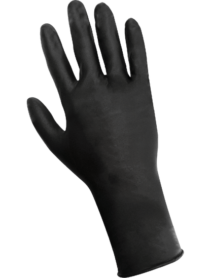Panther-Guard® - 800F - Disposable Gloves - nitrile coating - black