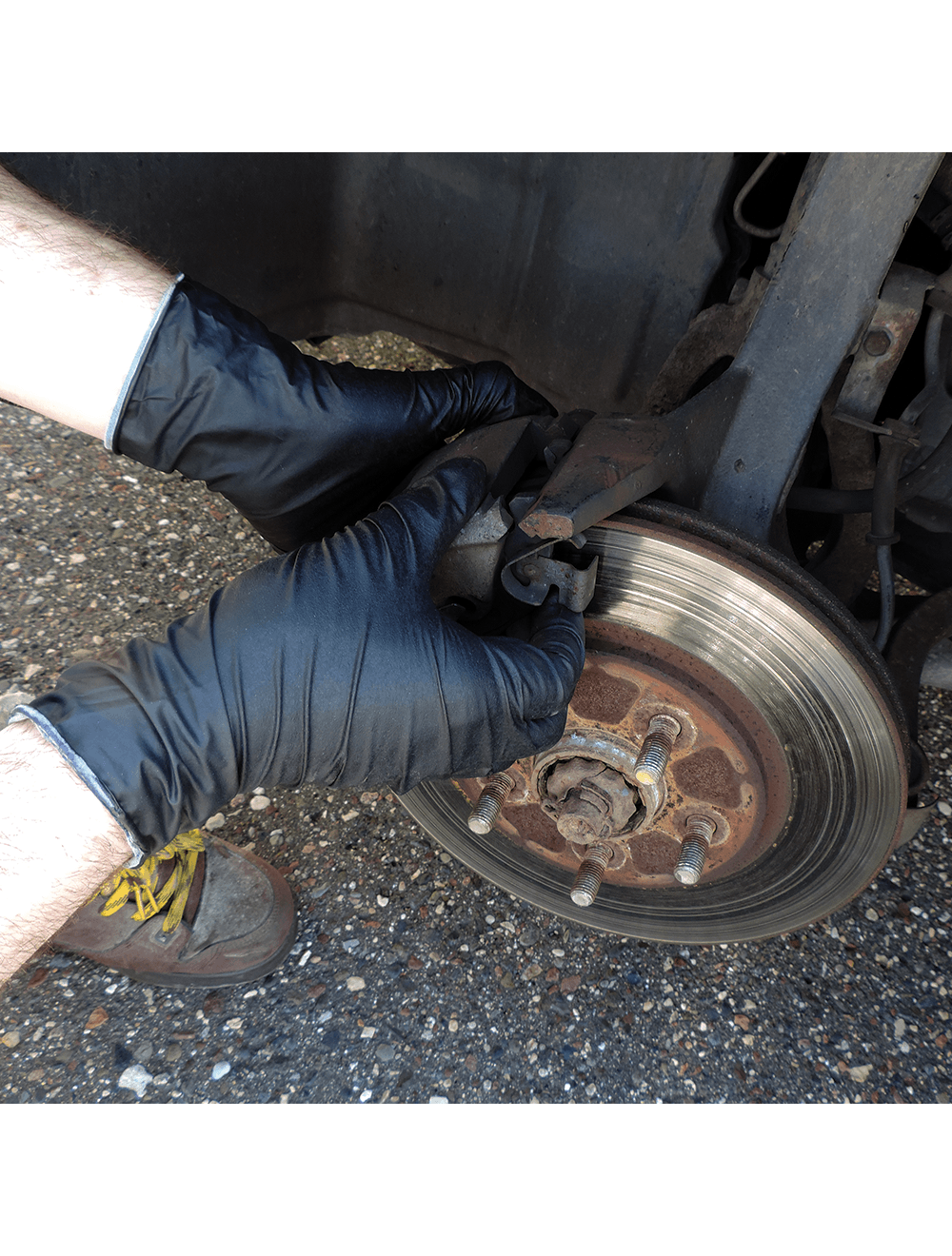 Panther-Guard® - 800F - Disposable Gloves - nitrile coating - black