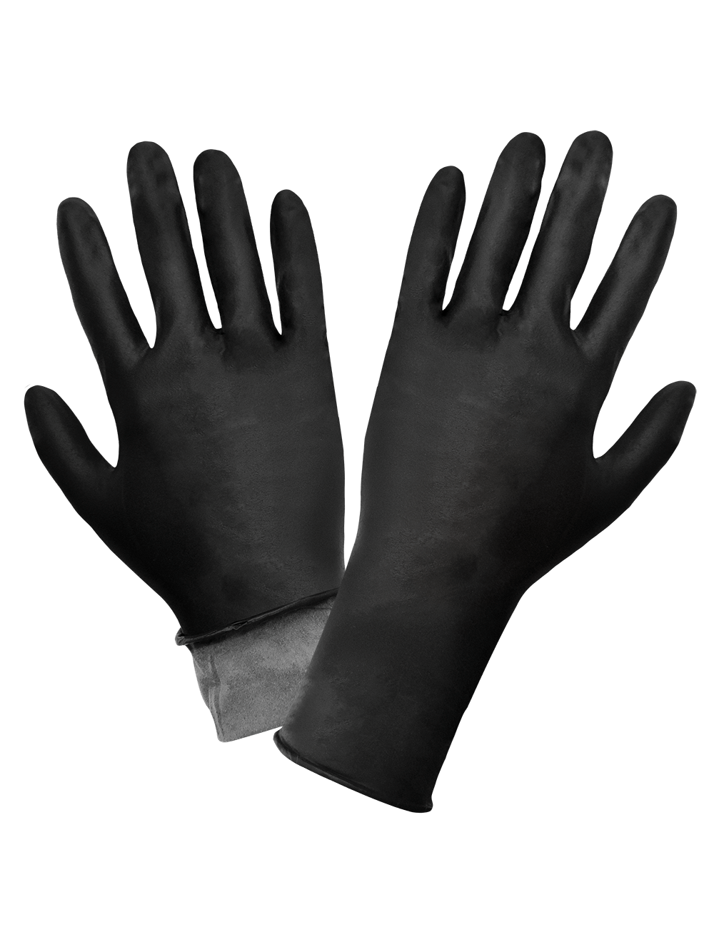 Panther-Guard® - 800F - Disposable Gloves - nitrile coating - black