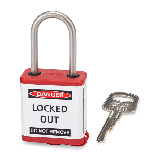 ZING Padlock, 800 Series, 1.5" Shackle, Keyed Alike - official Zing product image 1