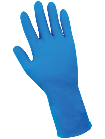 Global Glove - 805PF - Disposable Gloves - nitrile coating - blue