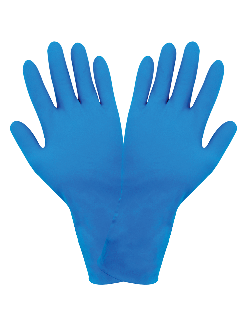 Global Glove - 805PF - Disposable Gloves - nitrile coating - blue