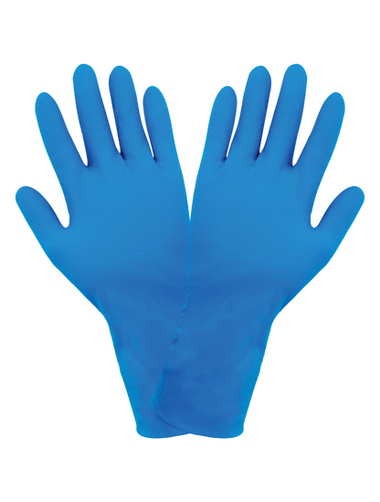 Global Glove - 805PF - Disposable Gloves - nitrile coating - blue