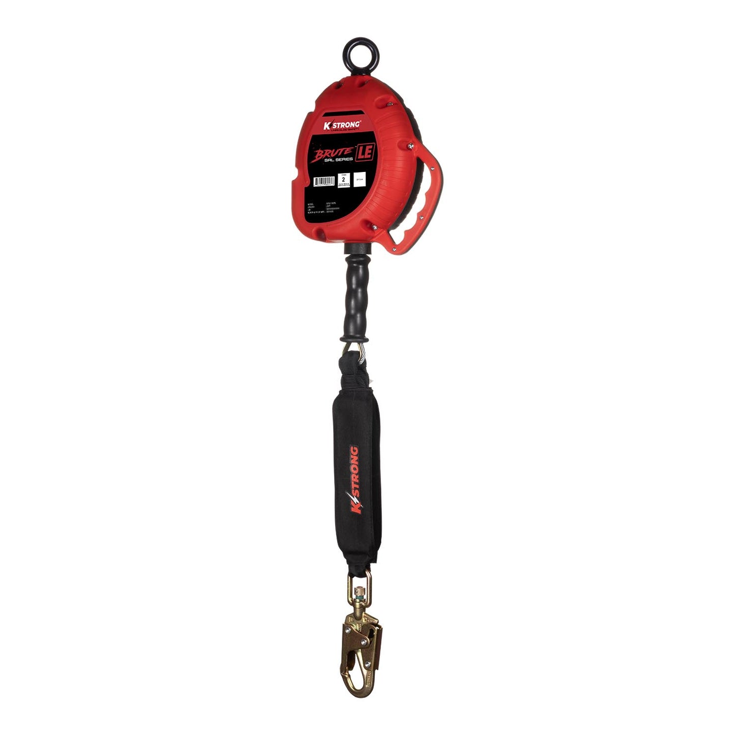 KStrong® BRUTE™ LE 25 ft. Cable Leading Edge SRL with Swivel Snap Hook. Includes Installation Carabiner and Tagline (ANSI)