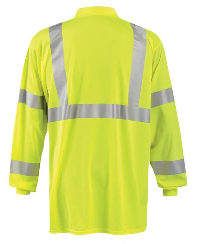 Wicking & Cooling Birdseye Polo Long Sleeve Class 3 T-Shirt