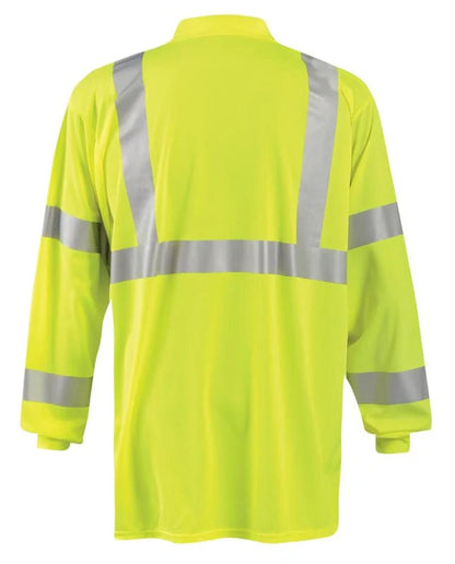 Wicking & Cooling Birdseye Polo Long Sleeve Class 3 T-Shirt