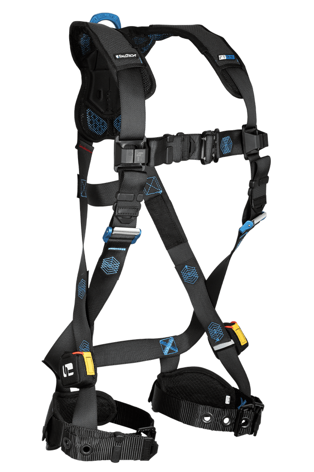 FT-One® 1D Standard Non-Belted Full Body Harness, Tongue Buckle Leg Adjustments