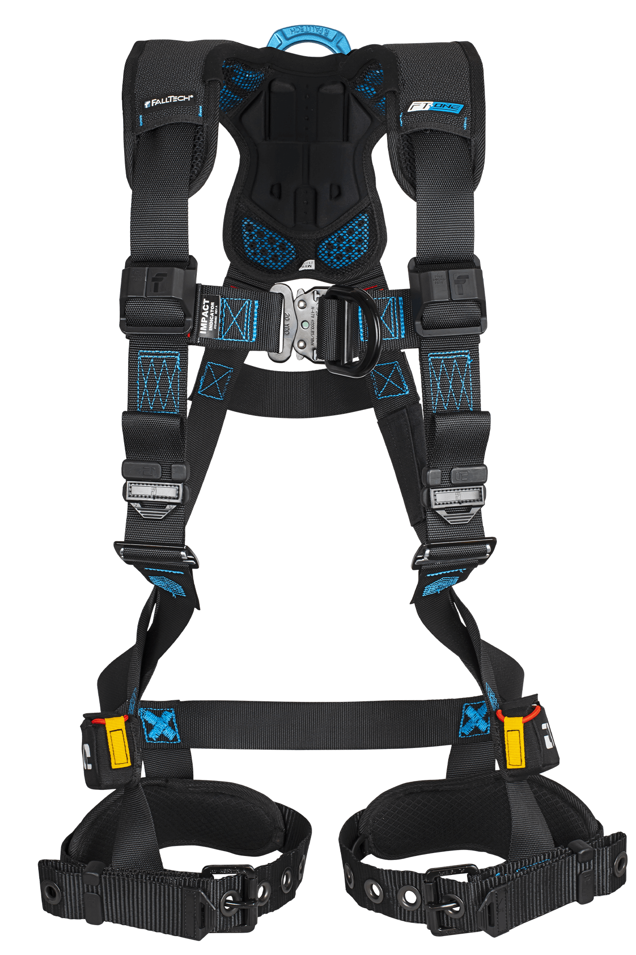 FT-One® 2D Climbing Non-Belted Full Body Harness, Tongue Buckle Leg Adjustments