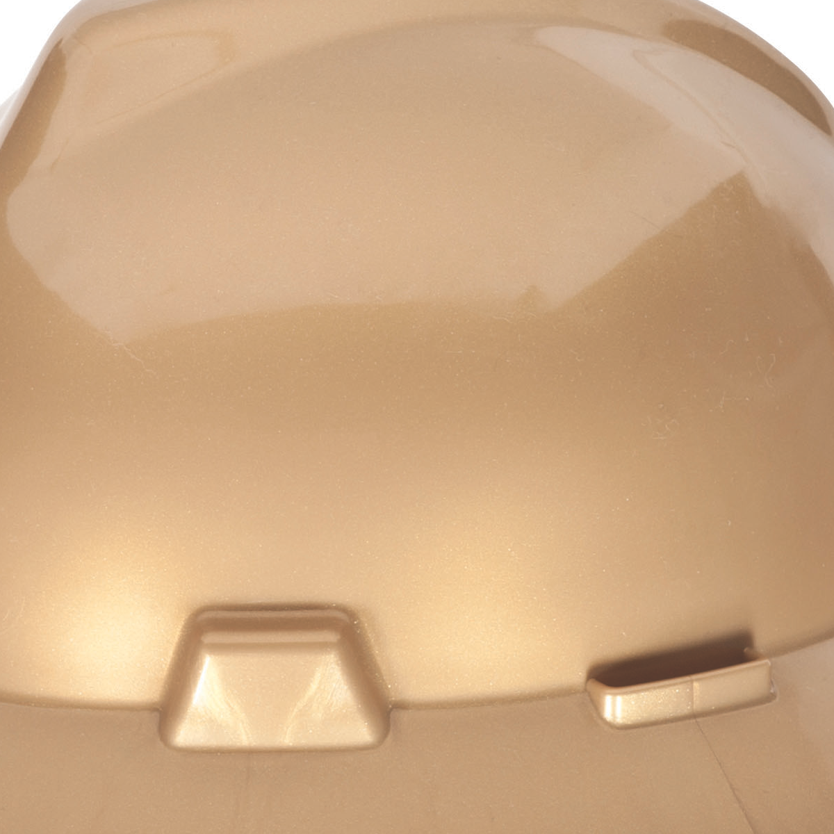 MSA V-Gard® Full Brim Hard Hats - HAT,V-GD,RATCHET,GOLD