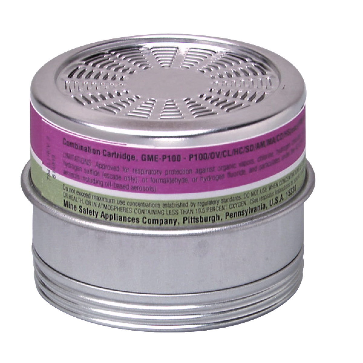 MSA Comfo® Chemical and Combination Cartridges - CARTRIDGES, COMFO, GME-P100, 6/PKG