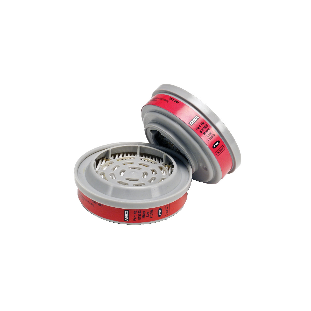 MSA Advantage® Chemical and Combination Cartridges - Advantage® Low-Profile P100 Filters (Package of 2)