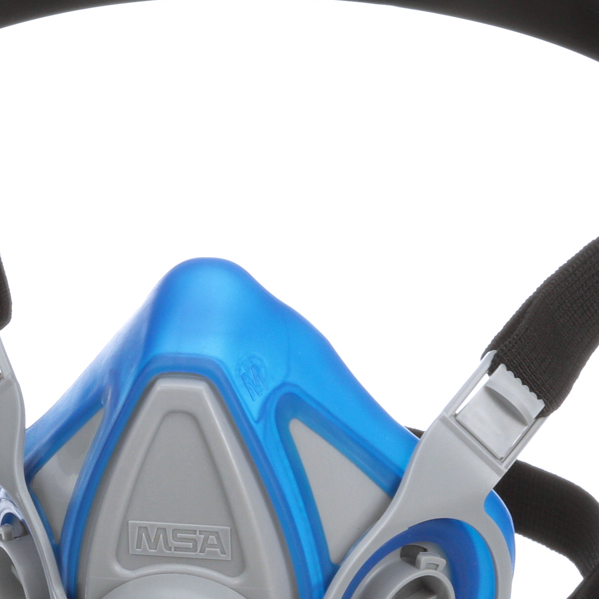 MSA Advantage® 200 LS Half-Mask Respirator - Advantage 200 LS Respirator, with Single Neckstrap, Small, Blue