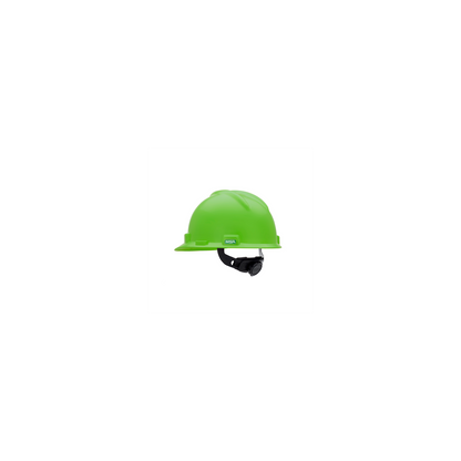 MSA V-Gard® Hard Hat Cap Style - CAP,V-GARD,LARGE,RATCHET,BRIGHT LIME GRN