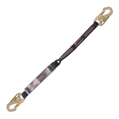 KStrong® 3 ft. Clear Pack Design Shock Absorbing Lanyard with Snap Hooks (ANSI)