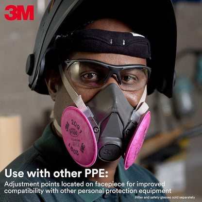 3M™ Half Facepiece Reusable Respirator 6100, 6200, 6300